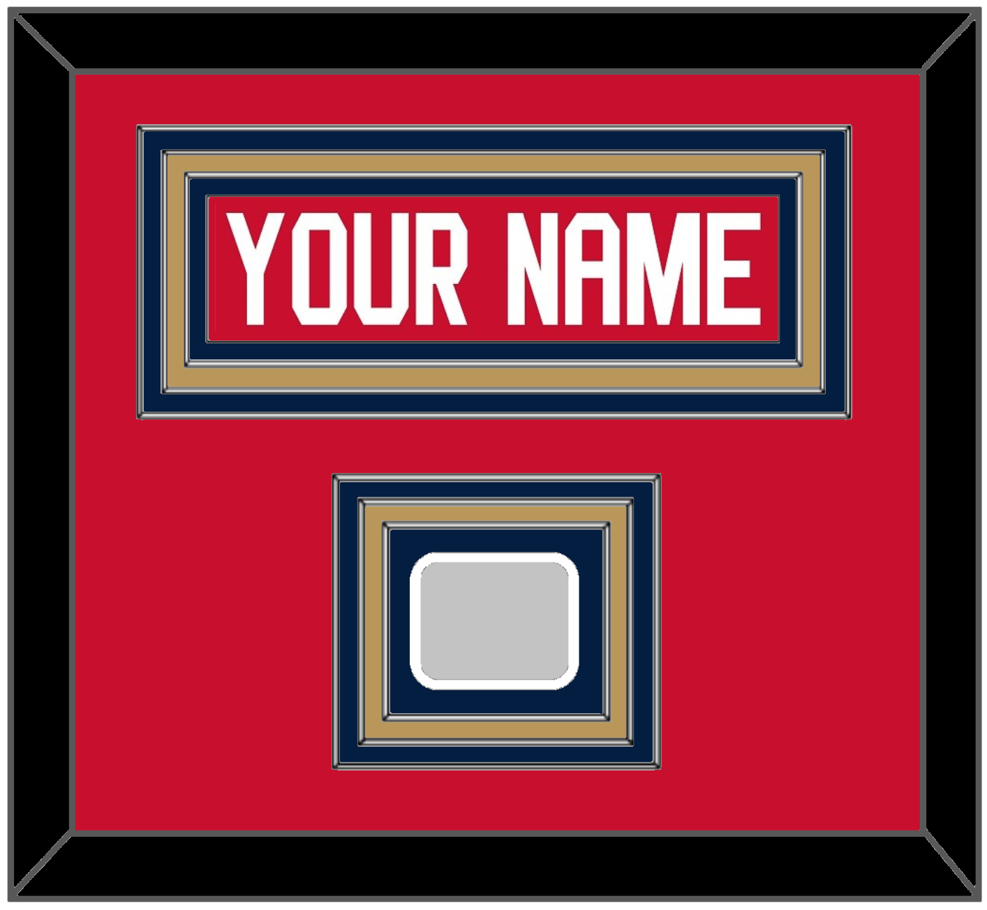 Florida Nameplate & Stanley Cup Finals Patch - Home Red - Premier Tier 3