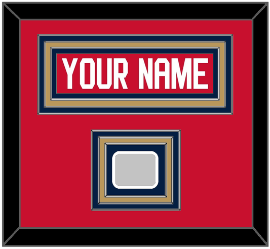 Florida Nameplate & Stanley Cup Finals Patch - Home Red - Premier Tier 3