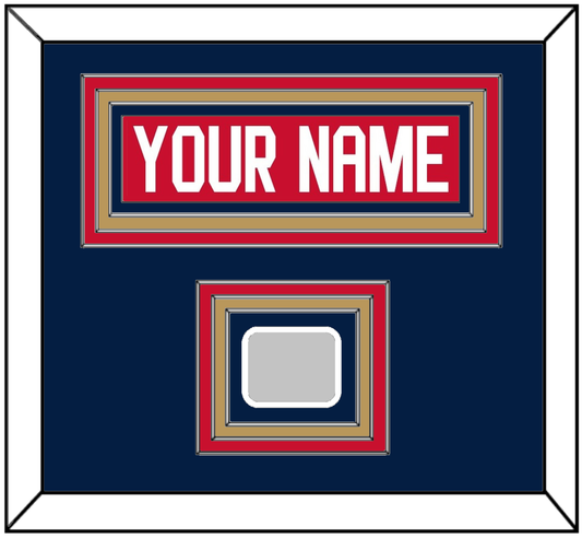 Florida Nameplate & Stanley Cup Finals Patch - Home Red - Premier Tier 4