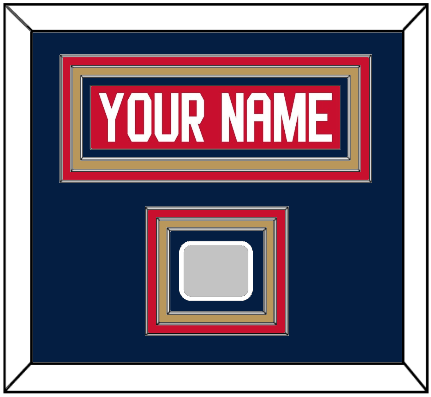 Florida Nameplate & Stanley Cup Champions Patch - Home Red - Premier Tier 4