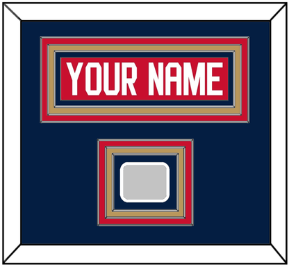 Florida Nameplate & Stanley Cup Champions Patch - Home Red - Premier Tier 4