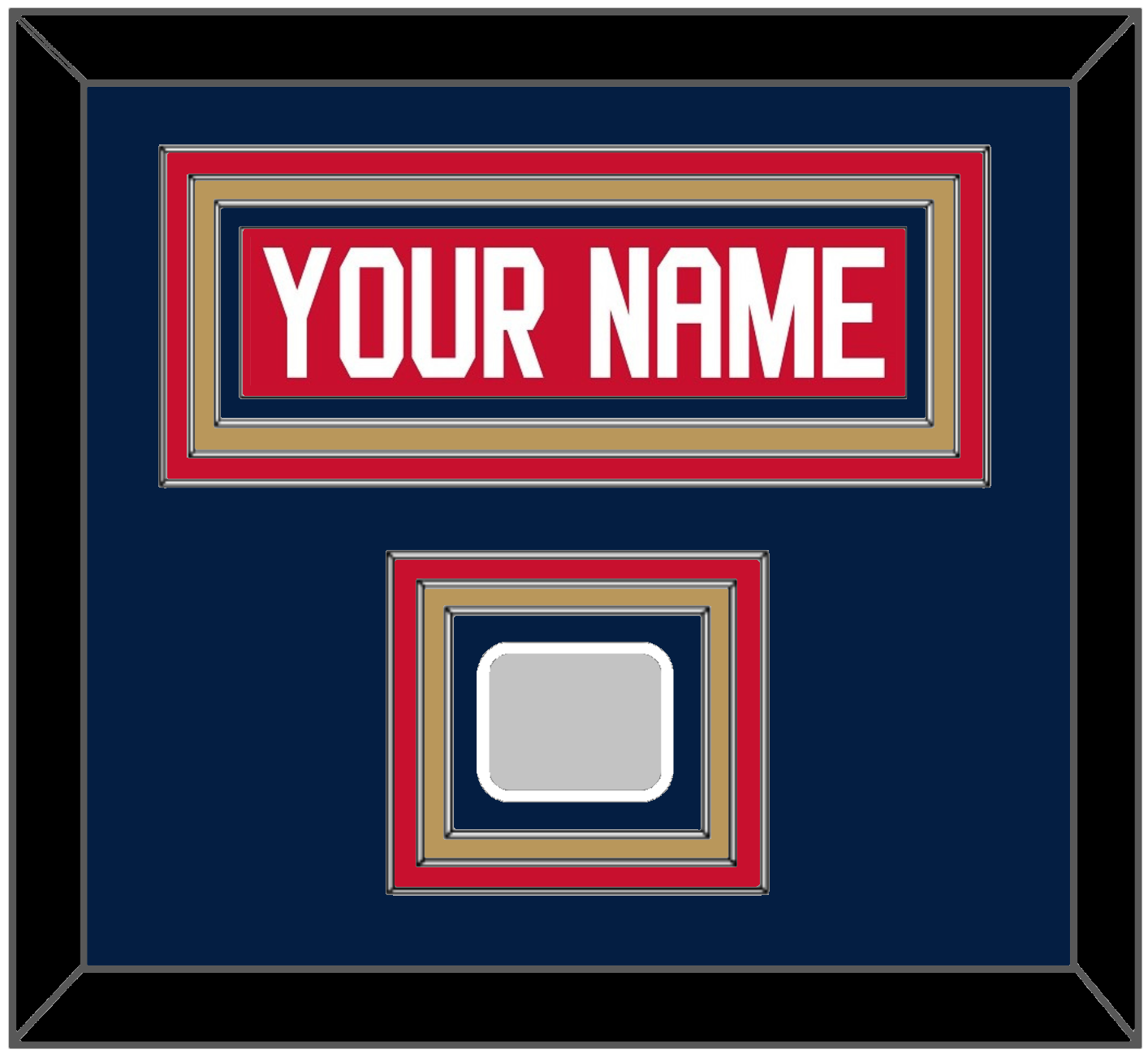 Florida Nameplate & Stanley Cup Finals Patch - Home Red - Premier Tier 4