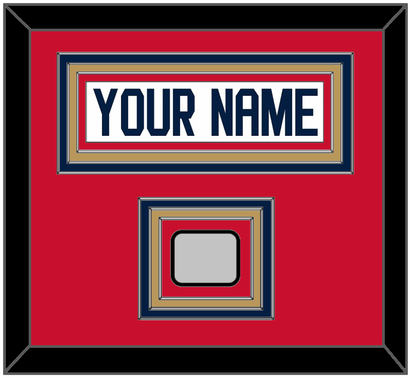 Florida Nameplate & Stanley Cup Champions Patch - Road White - Premier Tier 2
