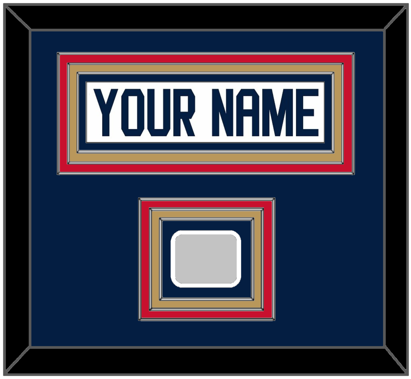 Florida Nameplate & Back To Back Stanley Cup Champions Patch - Road White - Premier Tier 3