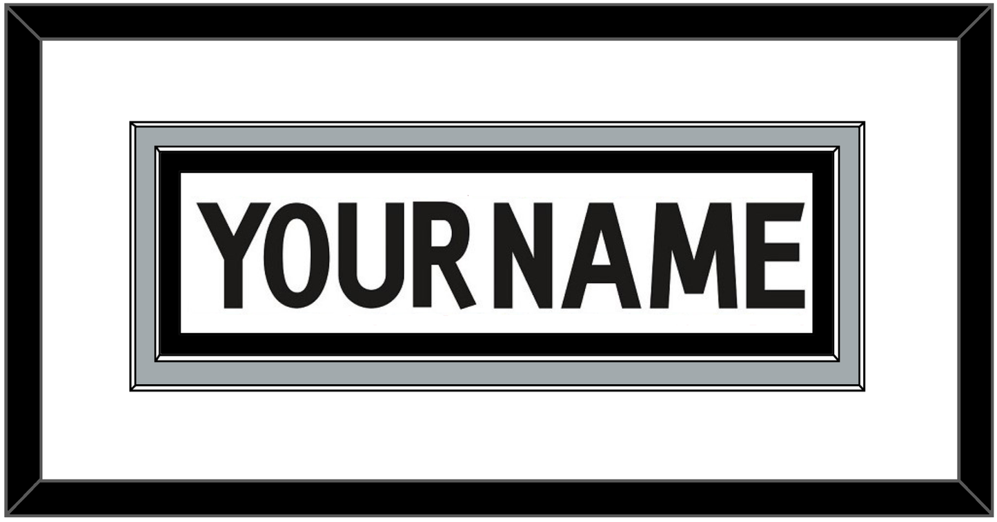 Los Angeles Nameplate - Road White (2011-2017) - Signature Tier 1