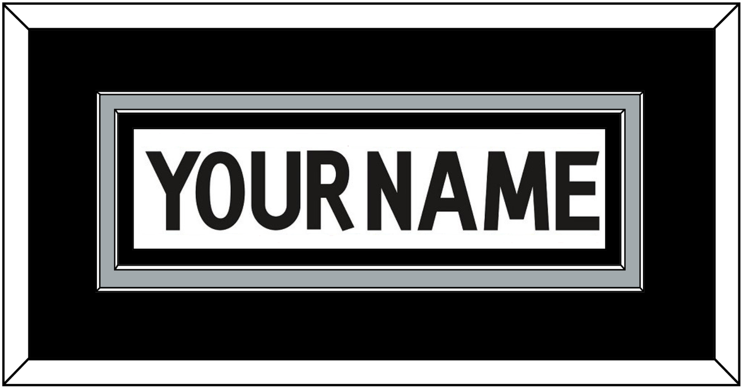 Los Angeles Nameplate - Road White (2011-2017) - Signature Tier 2