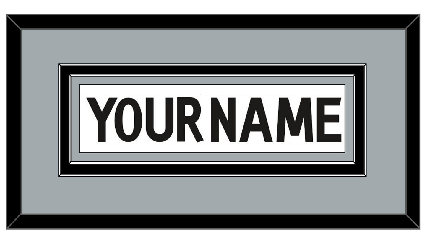 Los Angeles Nameplate - Road White (2011-2017) - Signature Tier 3