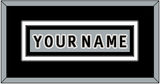 Los Angeles Nameplate - Alternate Gray (2018-2021) - Double Mat 2