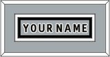 Los Angeles Nameplate - Alternate Gray (2018-2021) - Double Mat 3