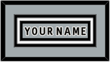 Los Angeles Nameplate - Alternate Gray (2018-2021) - Triple Mat 1
