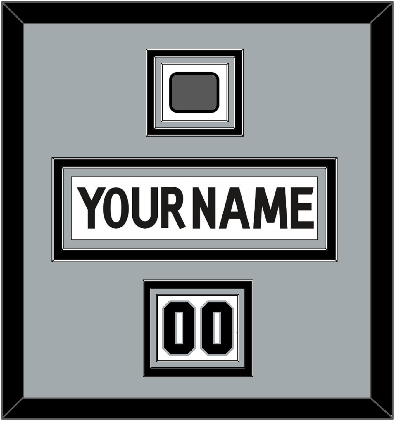 Los Angeles Nameplate, Number (Shoulder) & Stanley Cup Finals Patch - Road White (2011-2017) - Premier Tier 4