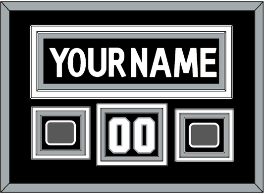 Los Angeles Nameplate, Number (Shoulder) With 2 Stanley Cup Finals Patches - Home Black (2011-2017) - Premier Tier 2