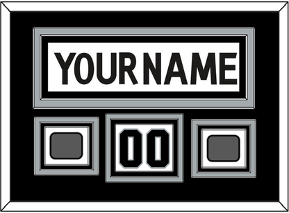 Los Angeles Nameplate, Number (Shoulder) With 2 Stanley Cup Finals Patches - Road White (2011-2017) - Premier Tier 2