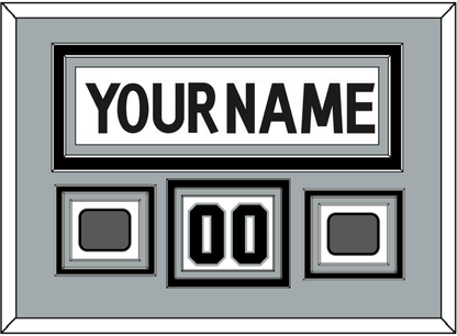Los Angeles Nameplate, Number (Shoulder) With 2 Stanley Cup Finals Patches - Road White (2011-2017) - Premier Tier 3
