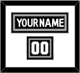 Los Angeles Nameplate & Number (Shoulder) - Home Black (2011-2017) - Triple Mat 1