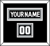 Los Angeles Nameplate & Number (Shoulder) - Home Black (2011-2017) - Triple Mat 2