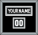 Los Angeles Nameplate & Number (Shoulder) - Home Black (2011-2017) - Triple Mat 2