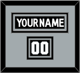 Los Angeles Nameplate & Number (Shoulder) - Home Black (2011-2017) - Triple Mat 3