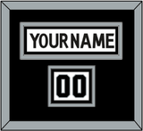 Los Angeles Nameplate & Number (Shoulder) - Road White (2011-2017) - Triple Mat 2