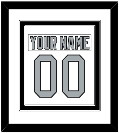 Los Angeles Nameplate & Number (Back) Combined - Home White (1988-1991) - Signature Tier 1