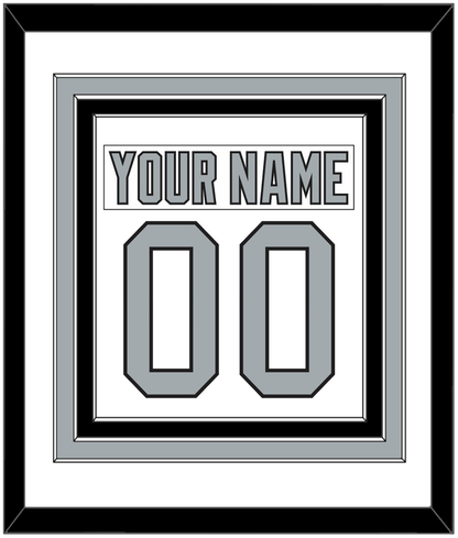 Los Angeles Nameplate & Number (Back) Combined - Home White (1988-1991) - Premier Tier 1
