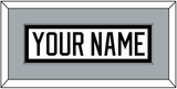 Los Angeles Nameplate - Road White - Single Mat 3