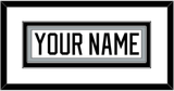 Los Angeles Nameplate - Road White - Double Mat 1