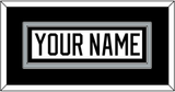 Los Angeles Nameplate - Road White - Double Mat 2