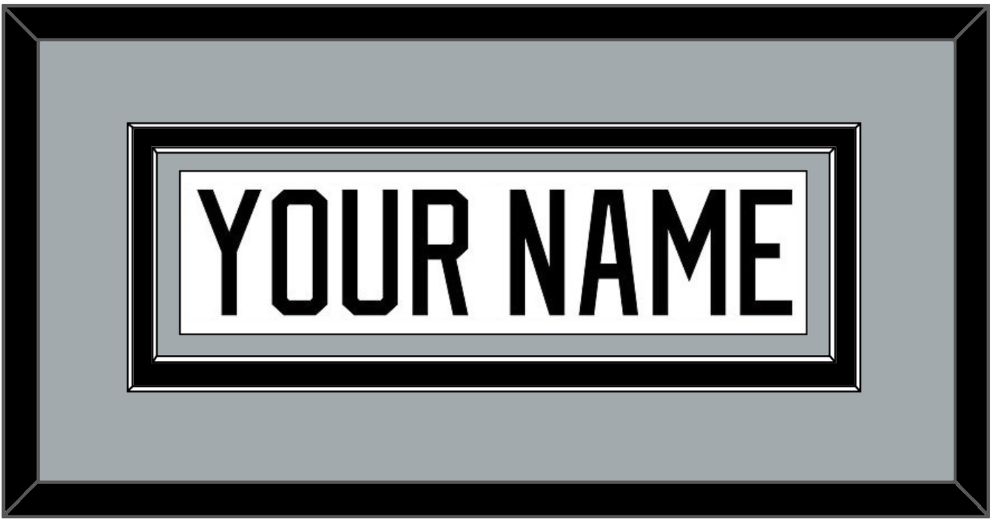 Los Angeles Nameplate - Road White - Signature Tier 3