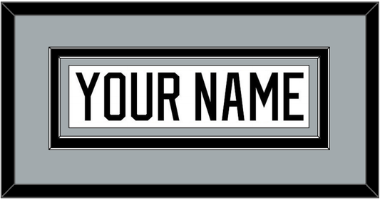 Los Angeles Nameplate - Road White - Signature Tier 3