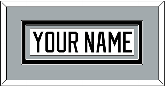 Los Angeles Nameplate - Road White - Signature Tier 3