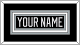 Los Angeles Nameplate - Home Black - Triple Mat 1