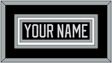 Los Angeles Nameplate - Home Black - Triple Mat 1