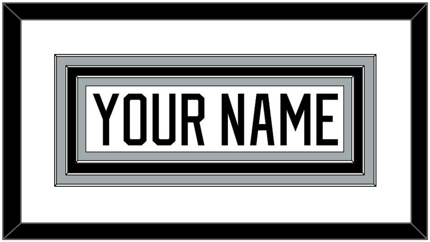 Los Angeles Nameplate - Road White - Premier Tier 1