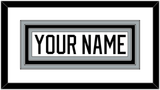 Los Angeles Nameplate - Road White - Triple Mat 1
