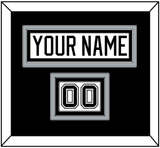 Los Angeles Nameplate & Number (Shoulder) - Road White - Triple Mat 2