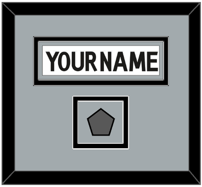 Los Angeles Nameplate & Stanley Cup Champions Patch - Road White (2011-2017) - Signature Tier 2