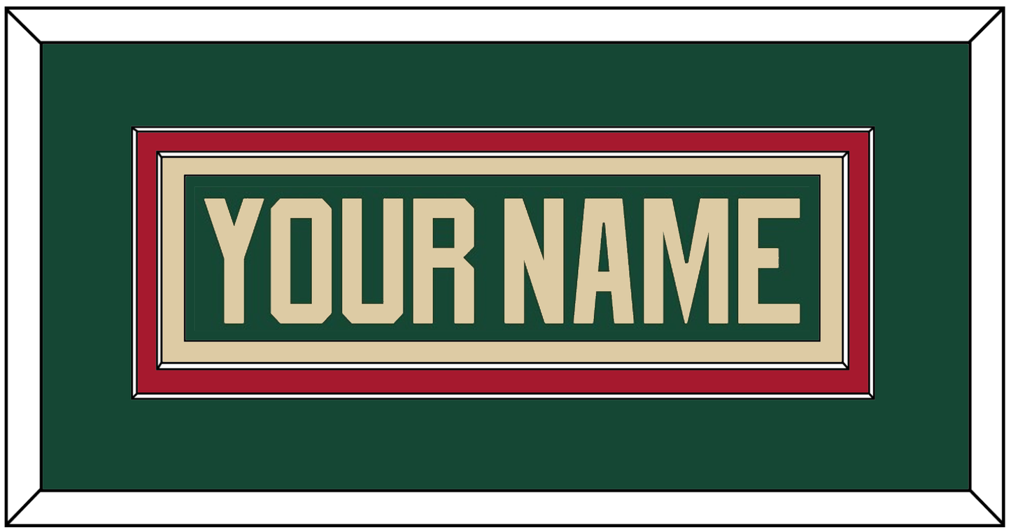 Minnesota Nameplate - Home Green - Signature Tier 2