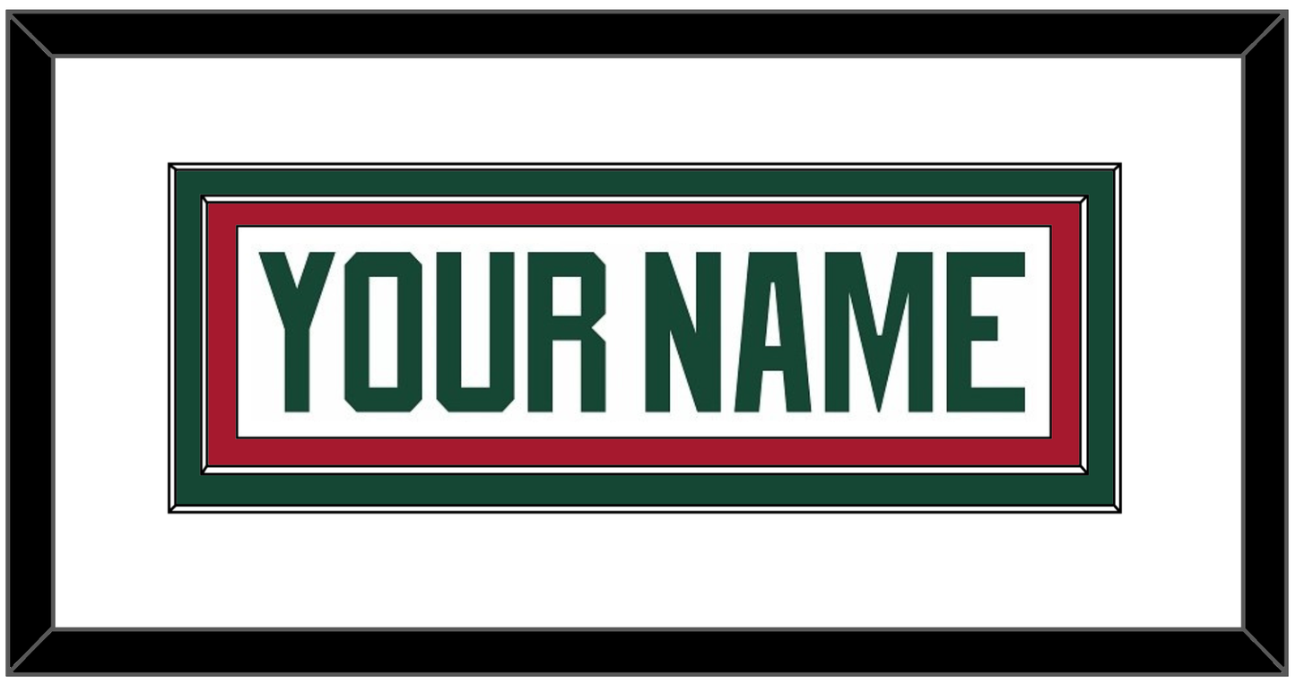 Minnesota Nameplate - Road White - Signature Tier 1