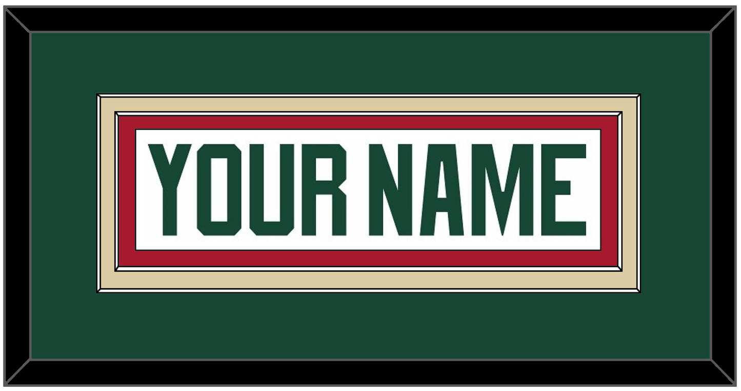 Minnesota Nameplate - Road White - Signature Tier 2