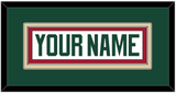 Minnesota Nameplate - Road White - Double Mat 2