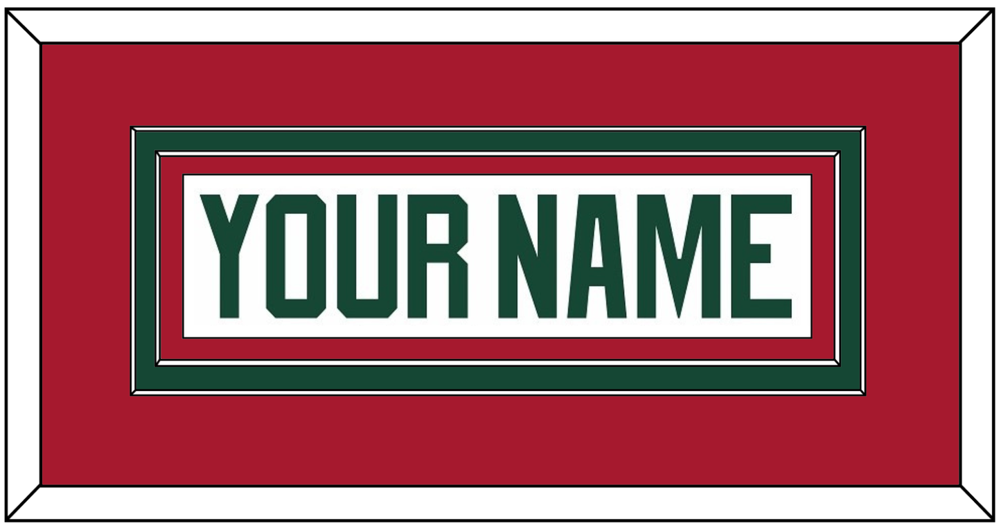 Minnesota Nameplate - Road White - Signature Tier 3