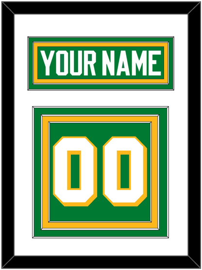 Minnesota Nameplate & Number (Back) - Alternate Green - Premier Tier 1