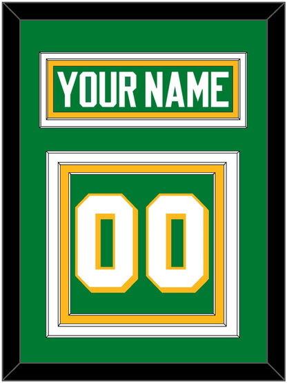 Minnesota Nameplate & Number (Back) - Alternate Green - Premier Tier 2