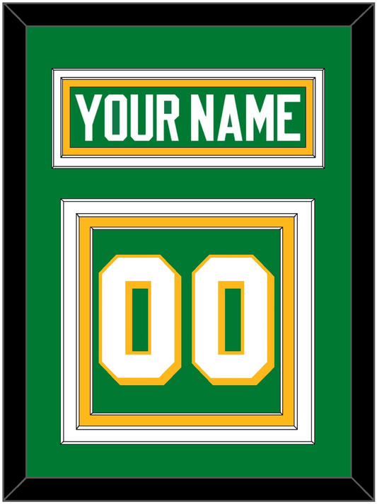Minnesota Nameplate & Number (Back) - Alternate Green - Premier Tier 2