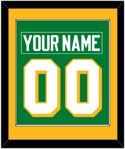 Minnesota Nameplate & Number (Back) Combined - Alternate Green - Essential Tier 2