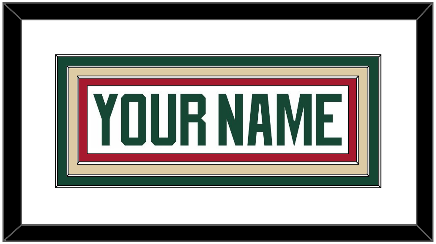 Minnesota Nameplate - Road White - Premier Tier 1