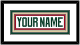 Minnesota Nameplate - Road White - Triple Mat 1
