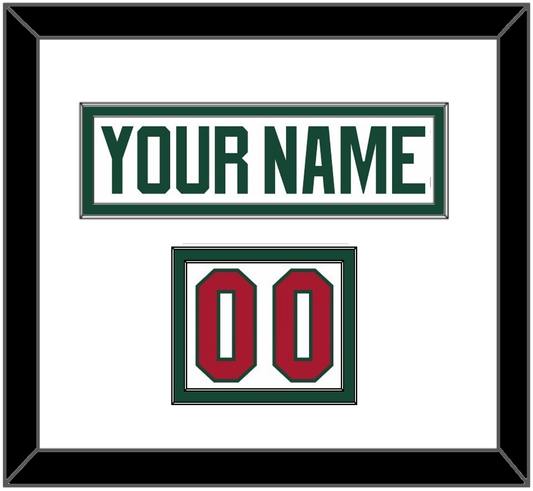 Minnesota Nameplate & Number (Shoulder) - Road White - Signature Tier 1