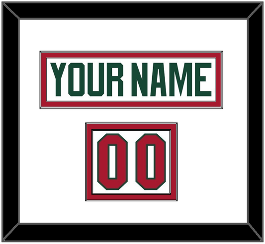 Minnesota Nameplate & Number (Shoulder) - Road White - Signature Tier 2